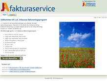 Tablet Screenshot of faktura.jainkasso.se